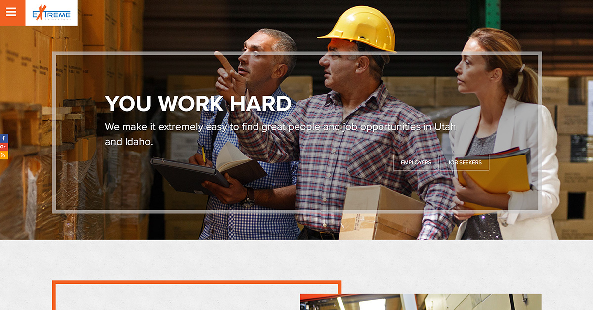 Extreme Staffing Website