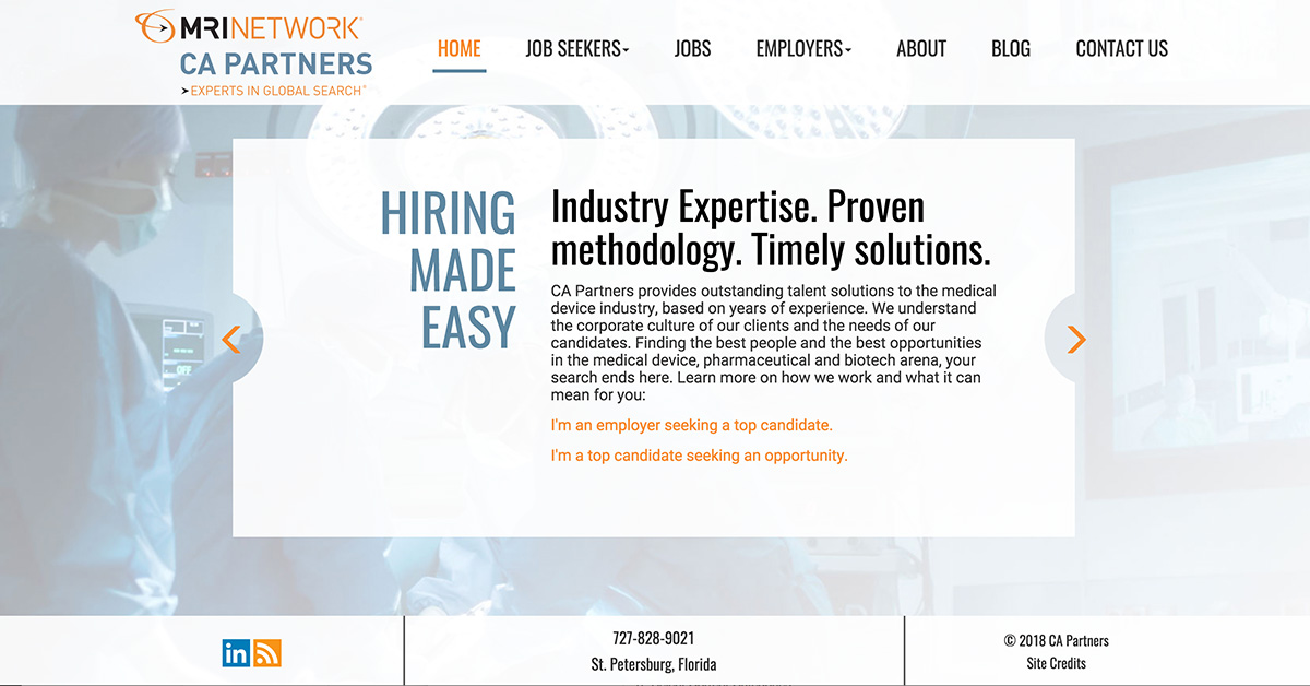 CA Partners Website