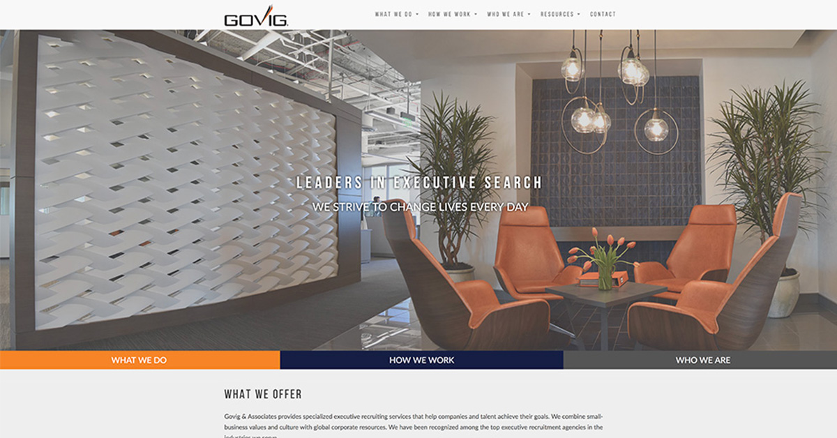Govig website