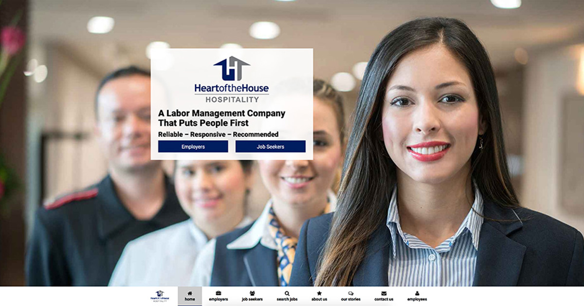 Heart of the House Hospitality Website
