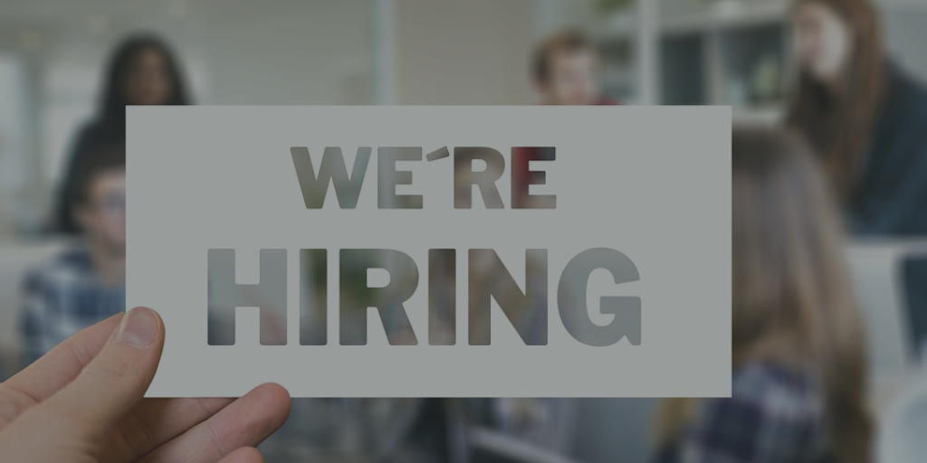 We are hiring sign