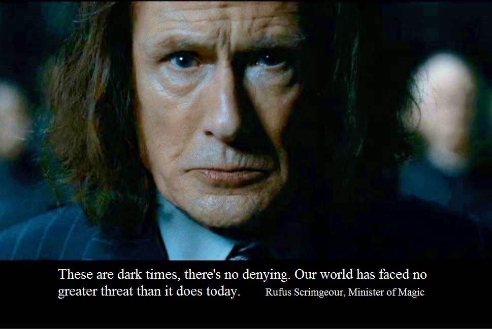 These are dark times quote