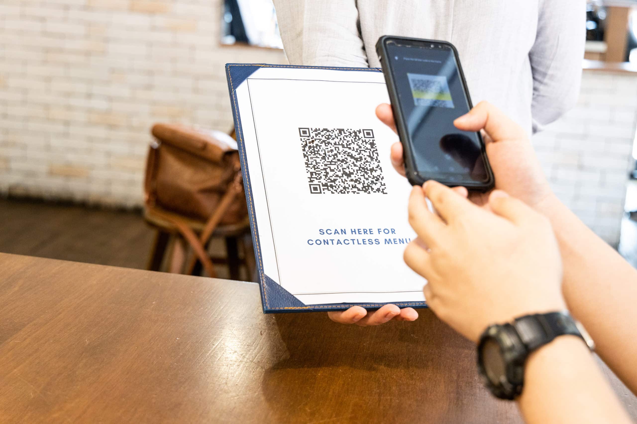 contactless menu-qr-code-marketing