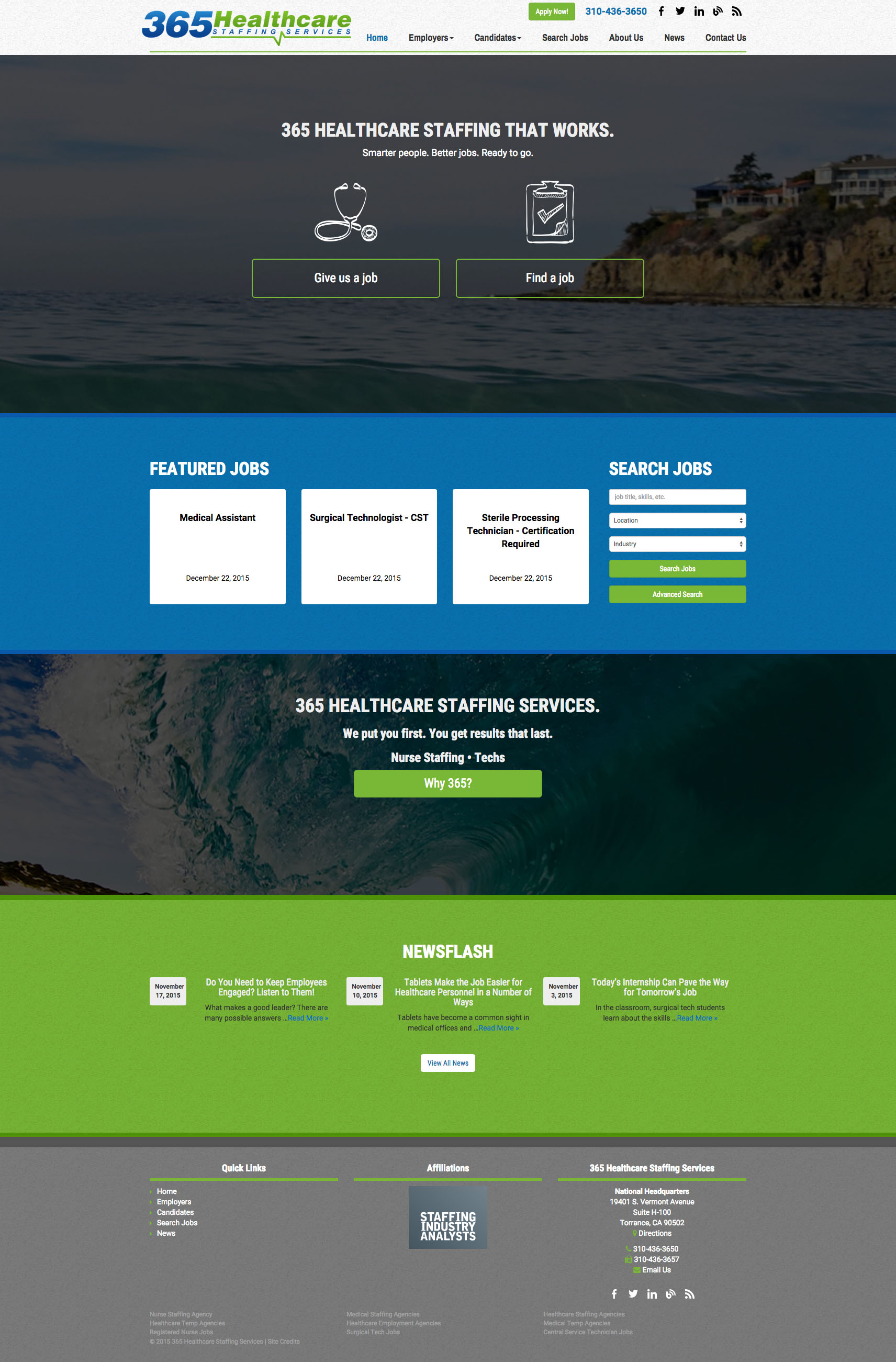 365-Healthcare-Staffing-website