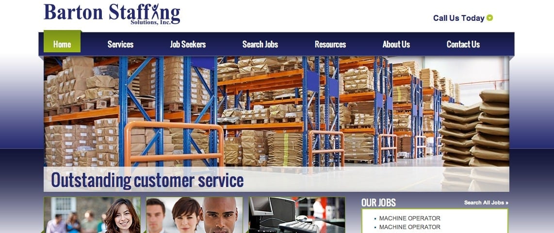 Barton Staffing Website