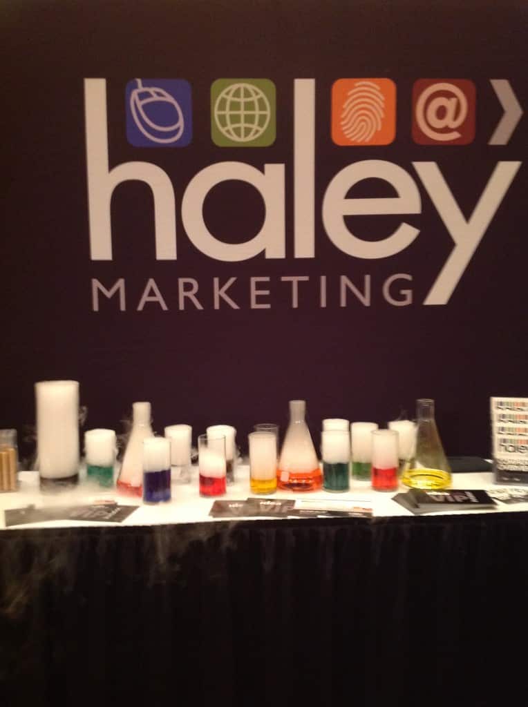 Haley Marketing's Idea Lab booth at Staffing World 2012