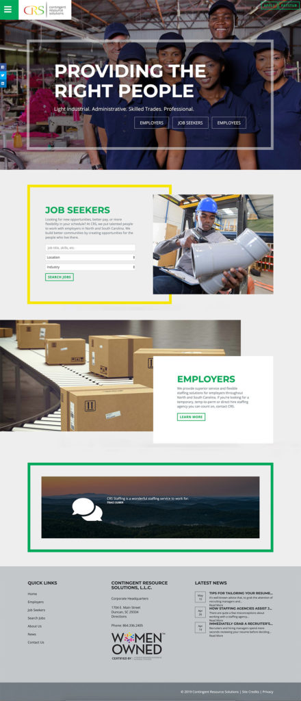 Contingent Resource Solutions Website