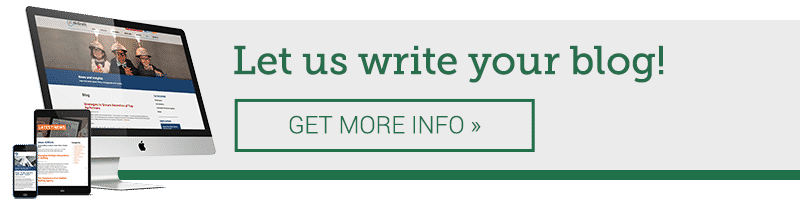 Let us write your blog! GET MORE INFO