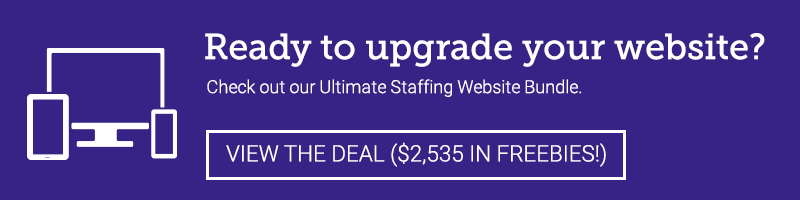 Ultimate Staffing Website Bundle Bundles CTA