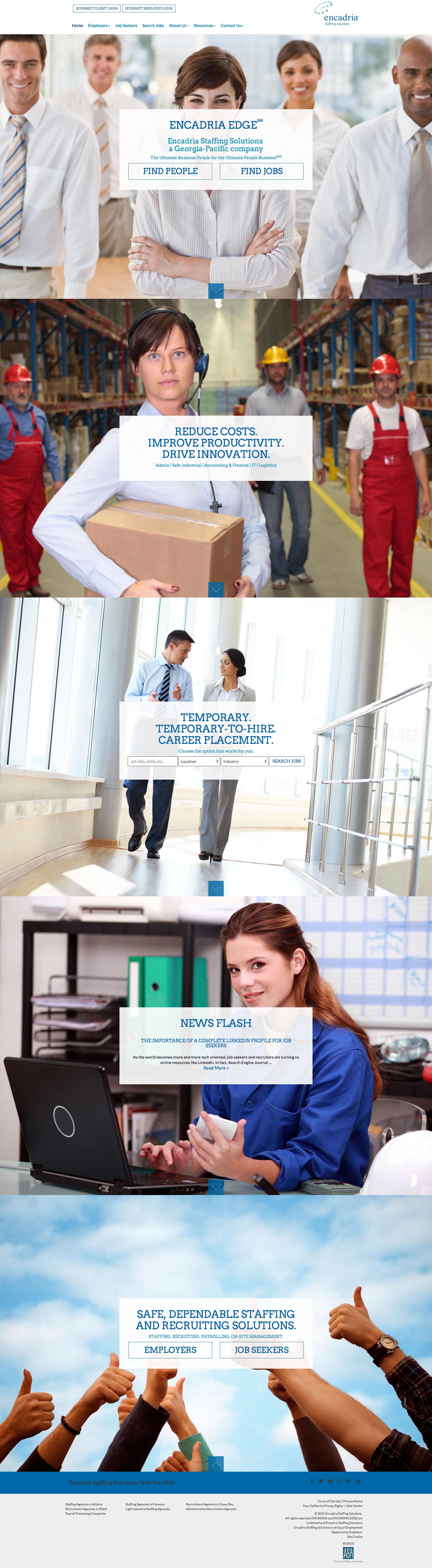 Encadria-Staffing-Website