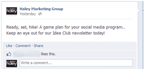 FacebookNewsletterPost