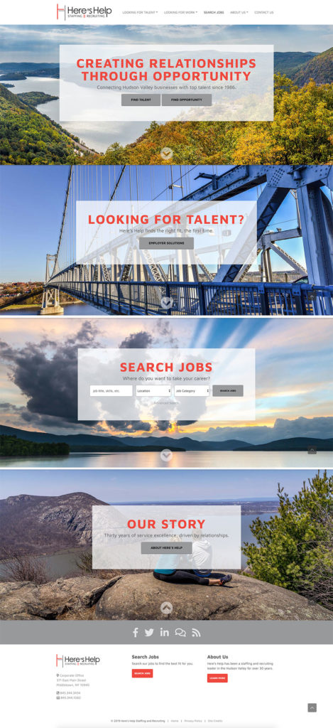 Here's Help Website Screenshot