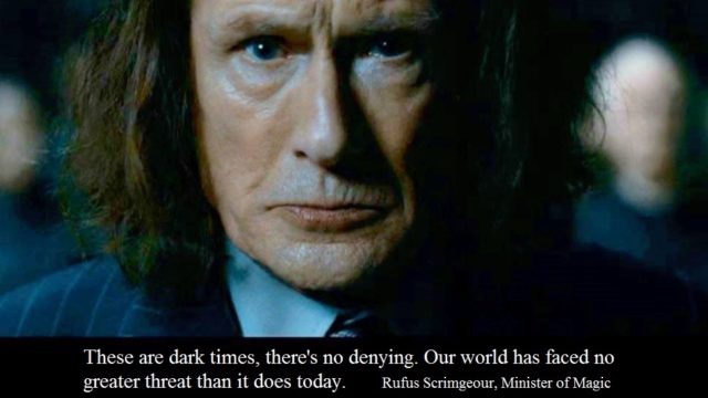These are dark times quote