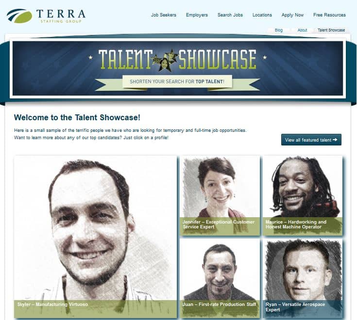 Talent Showcase home