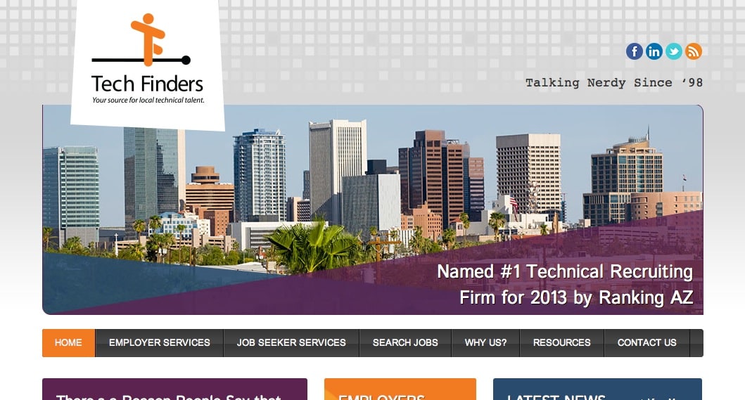 Tech Finders Website