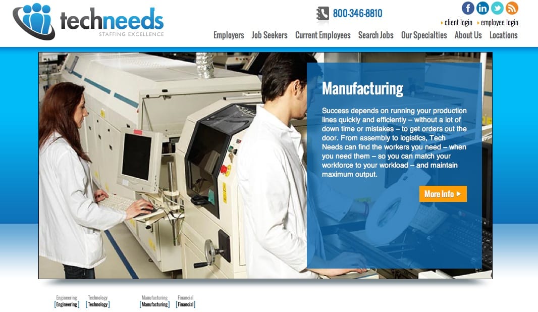 Tech Needs Website
