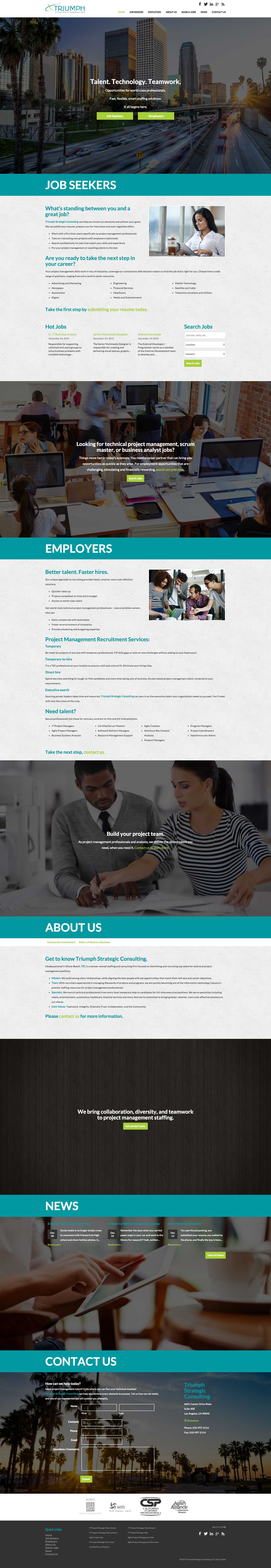 Triumph-staffing-website