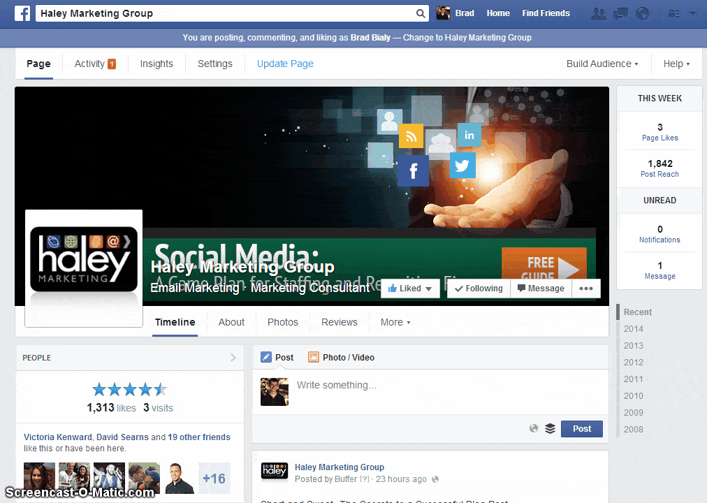 When Should Your Staffing Firm Post to Facebook? 
