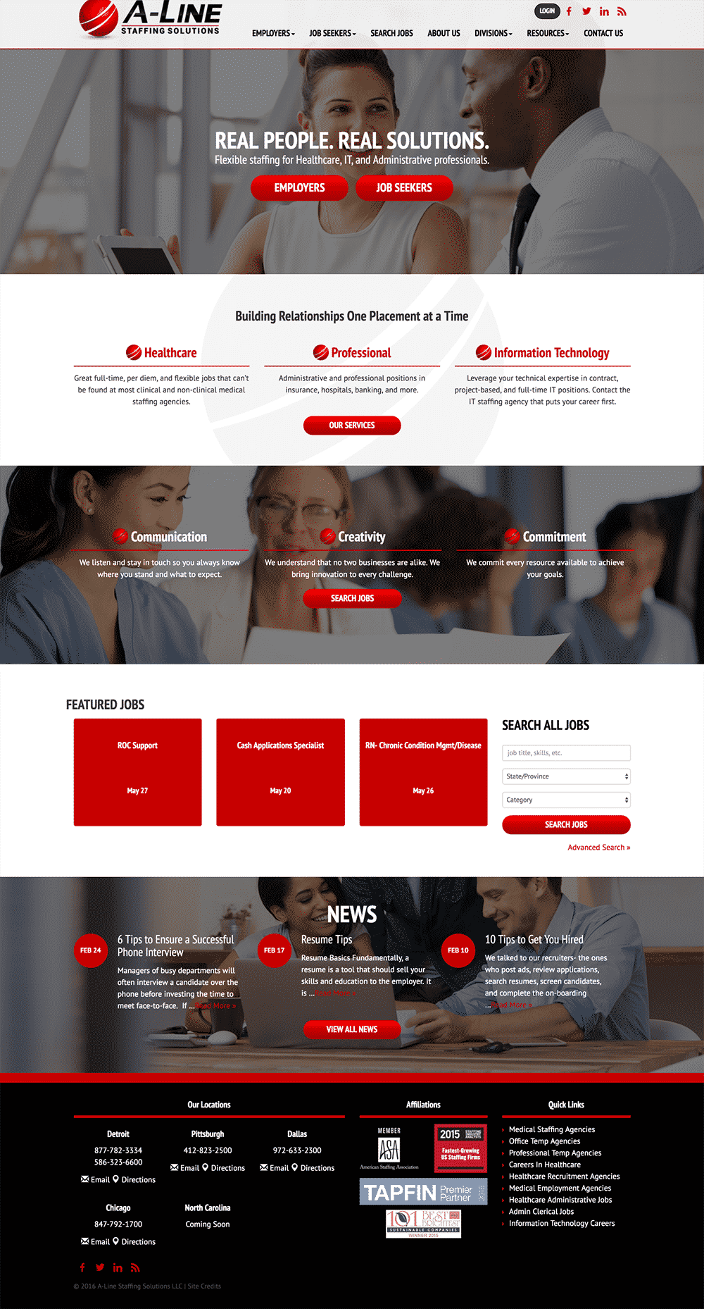 a-line-staffing-website