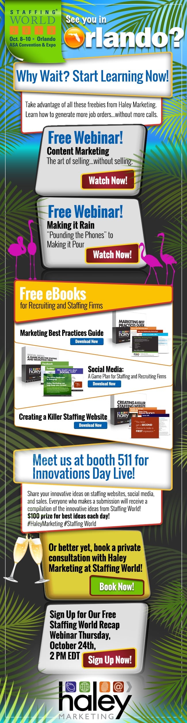 Haley Marketing at Staffing World