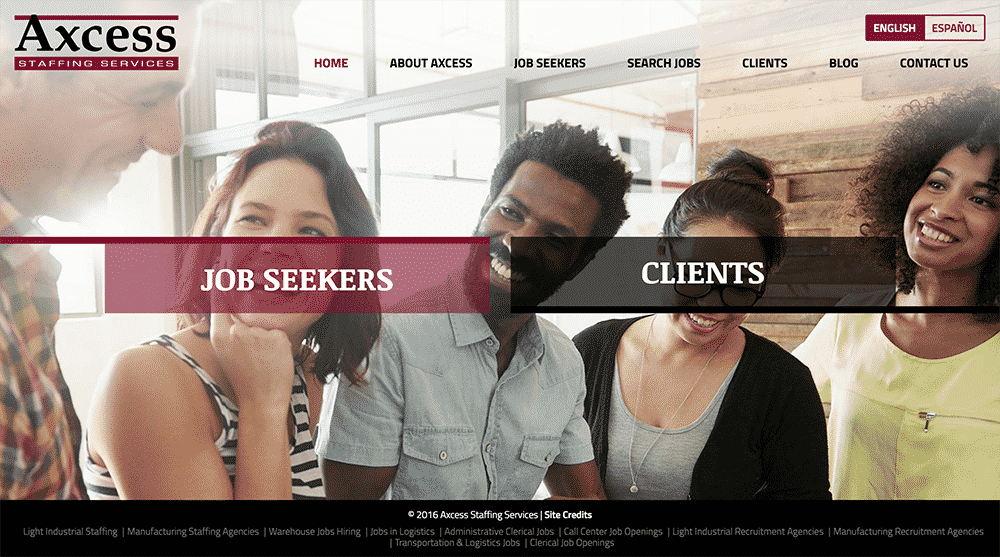 axcess-staffing-website