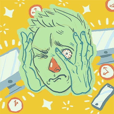 screens and eye strain