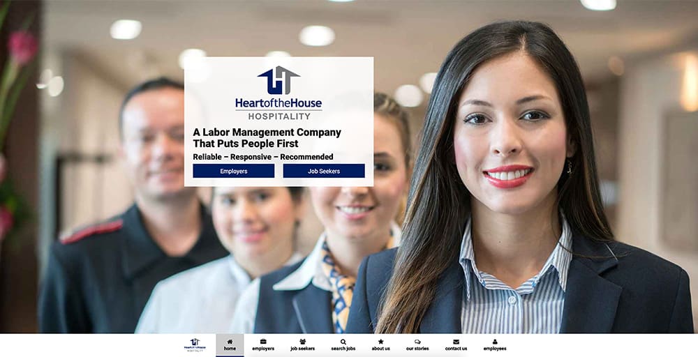Heart of the House Hospitality Website