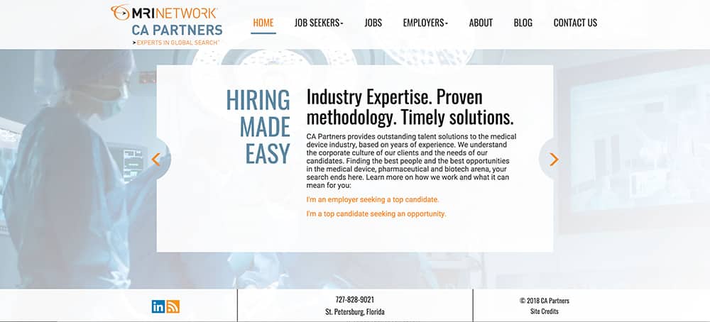 CA Partners Website