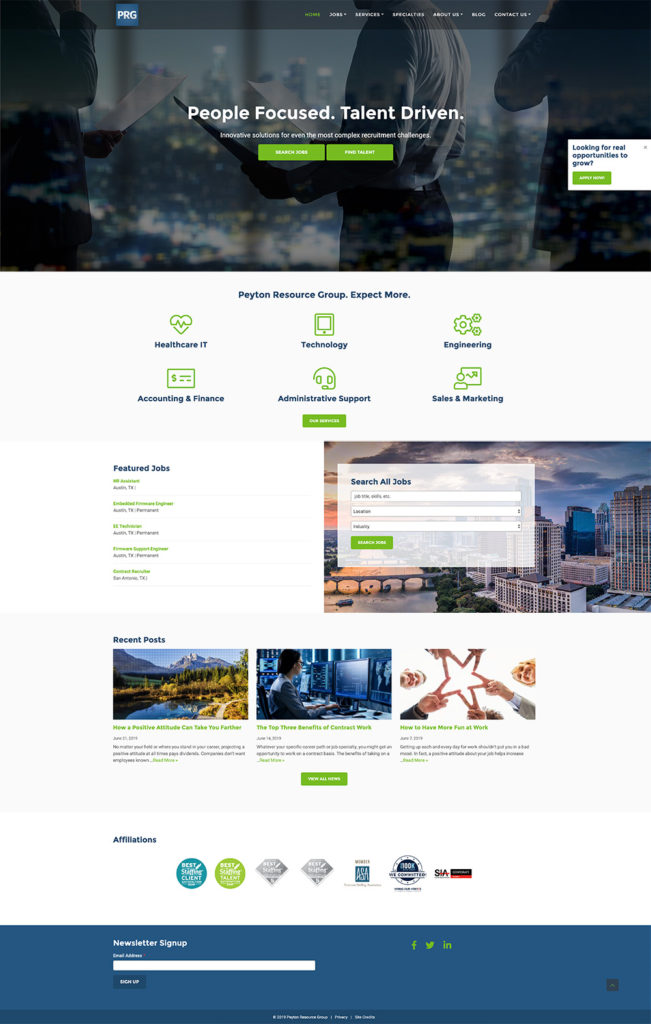 Petyon Resource Group Website Screenshot