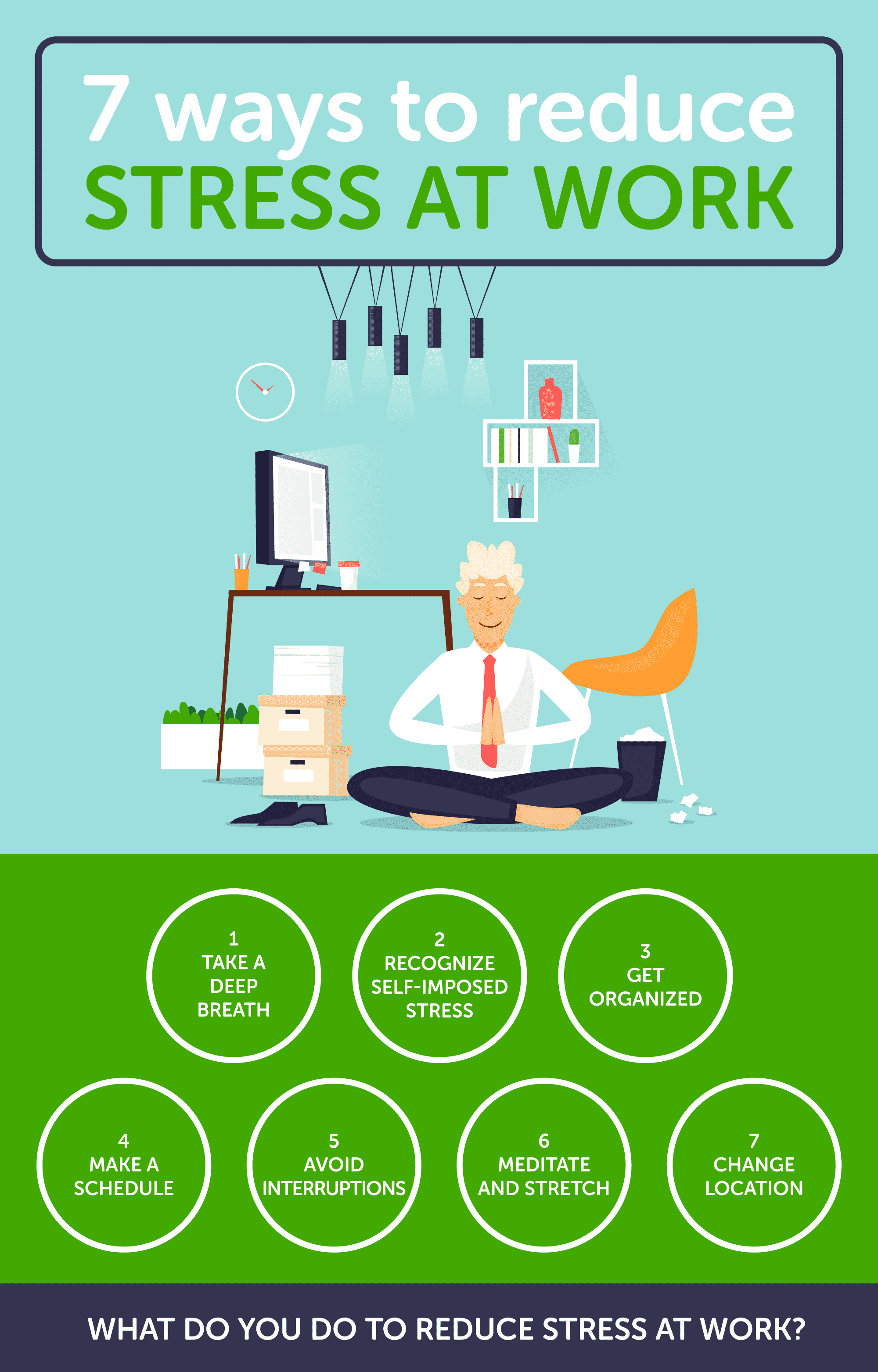 Stress at Work Infographic