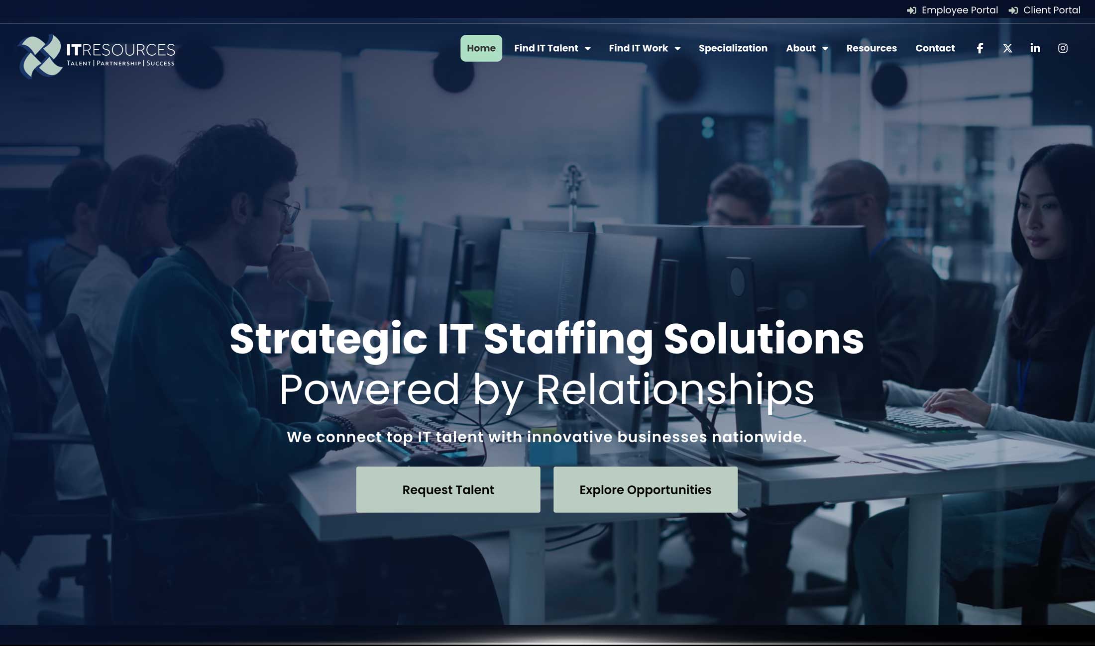 IT Resources website
