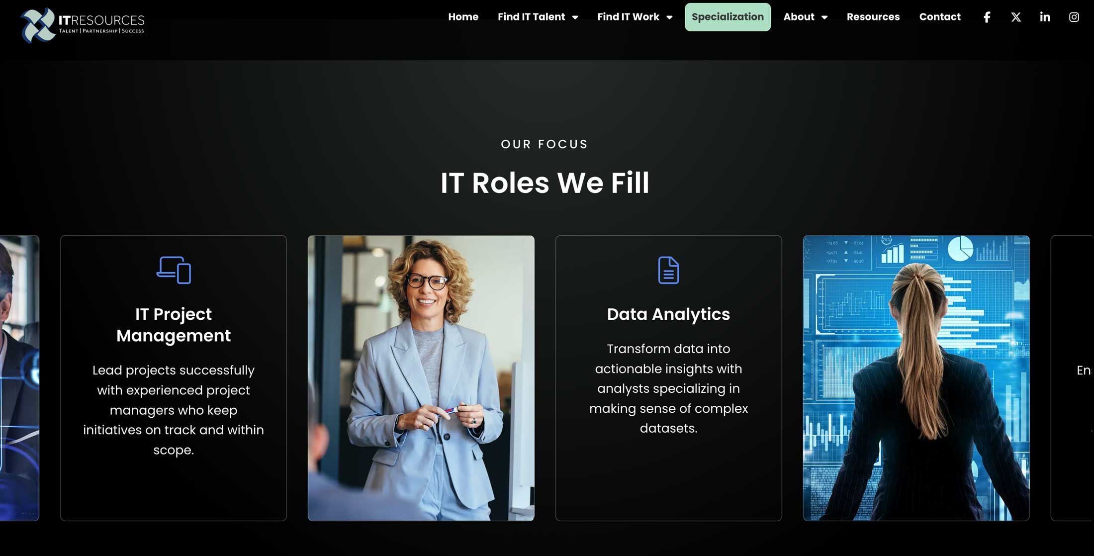 IT Resources website