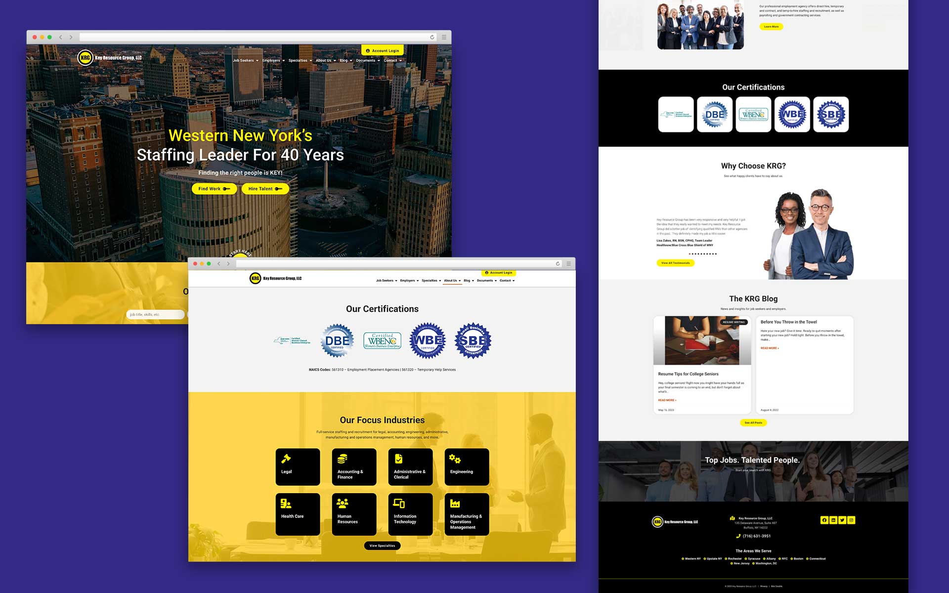 Key Resource Group website