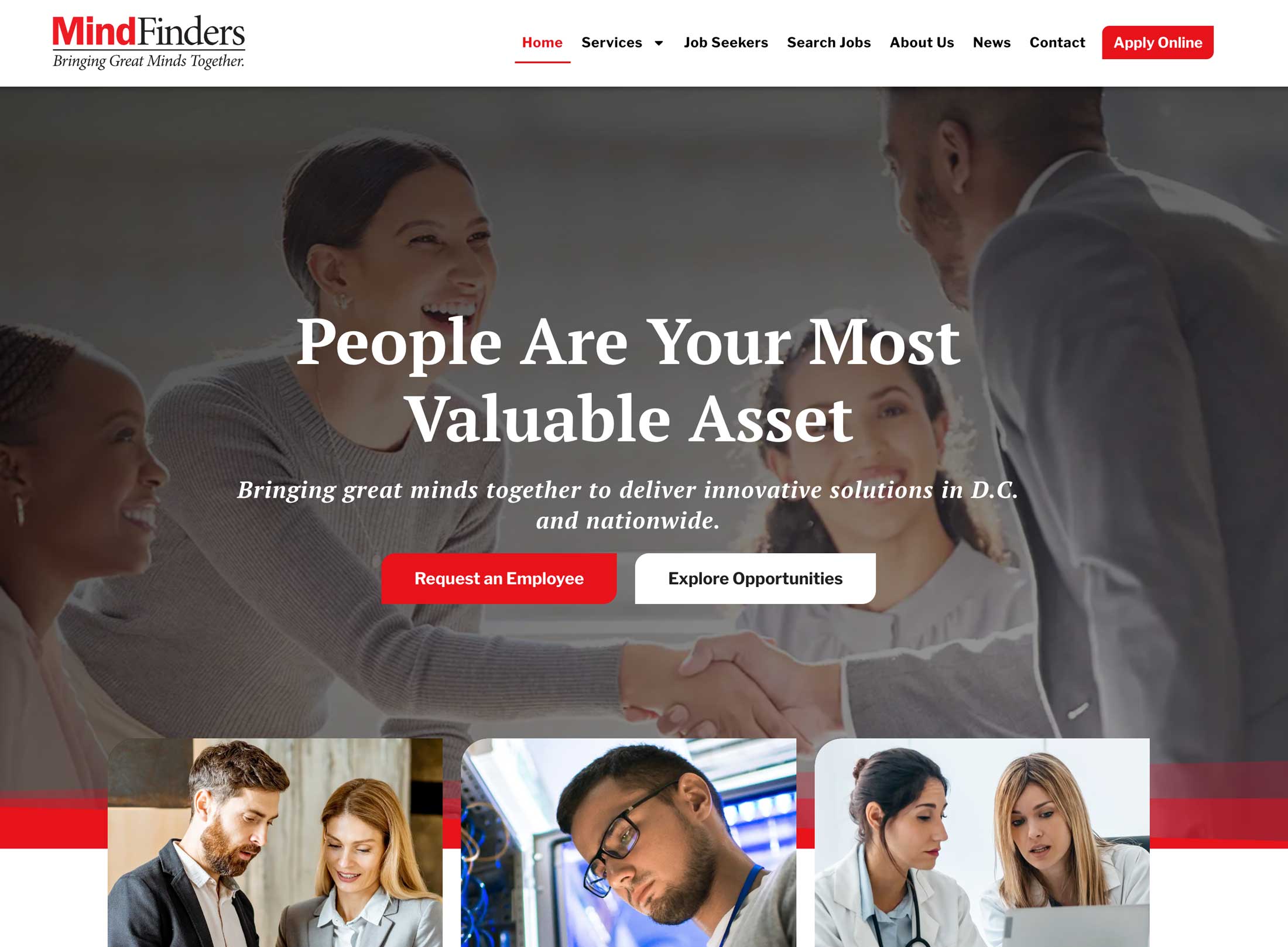 MindFinders website