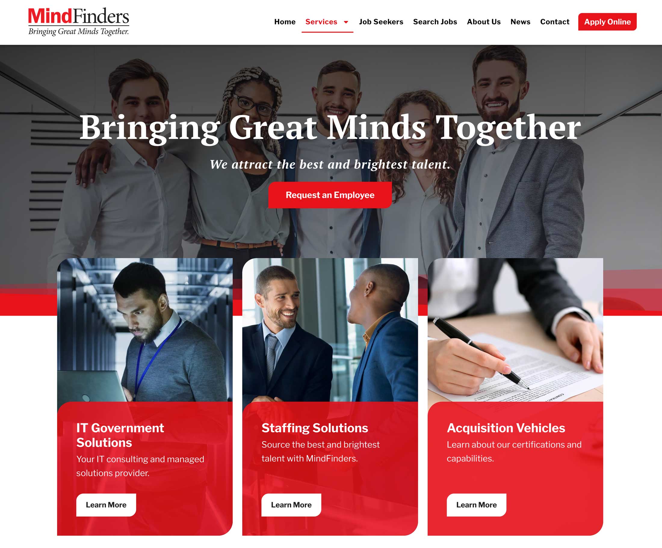 MindFinders website
