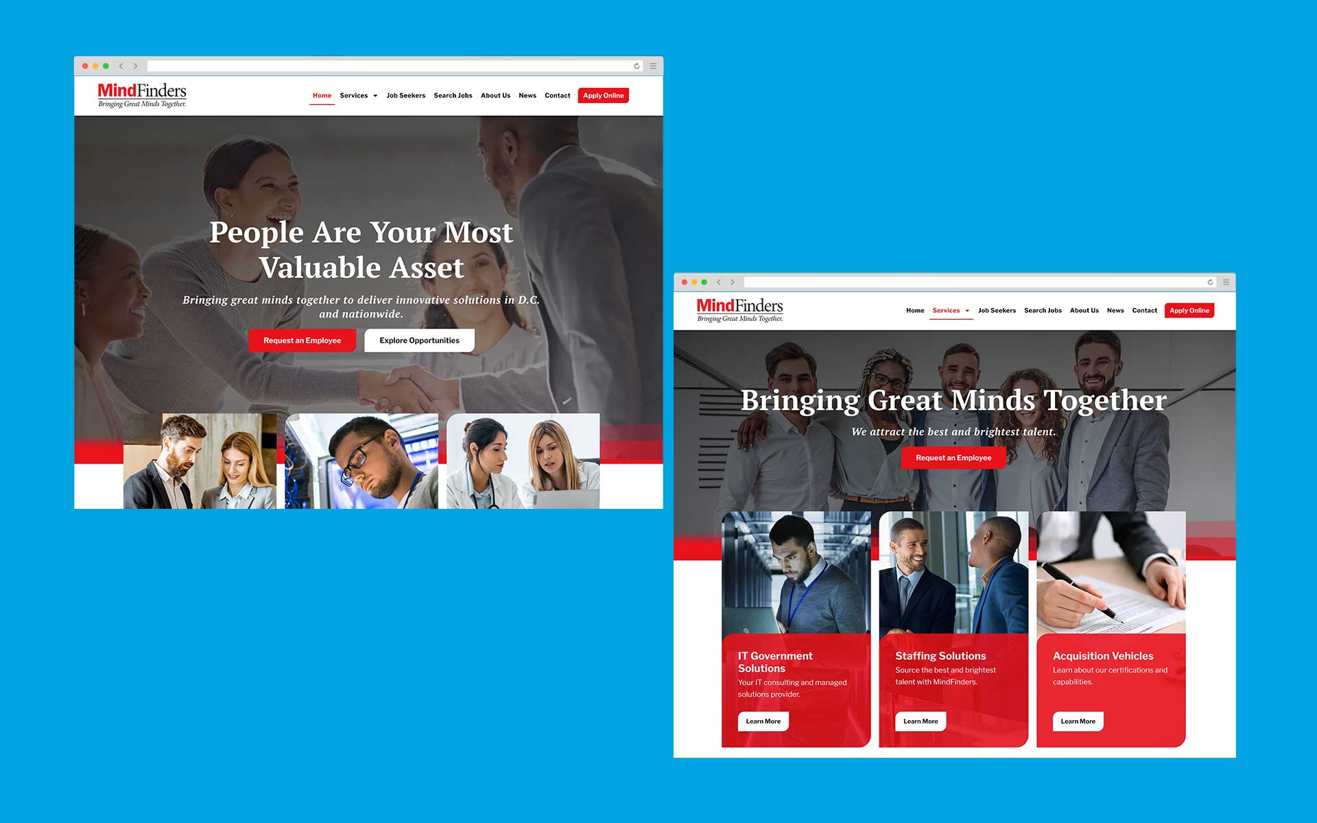 MindFinders website