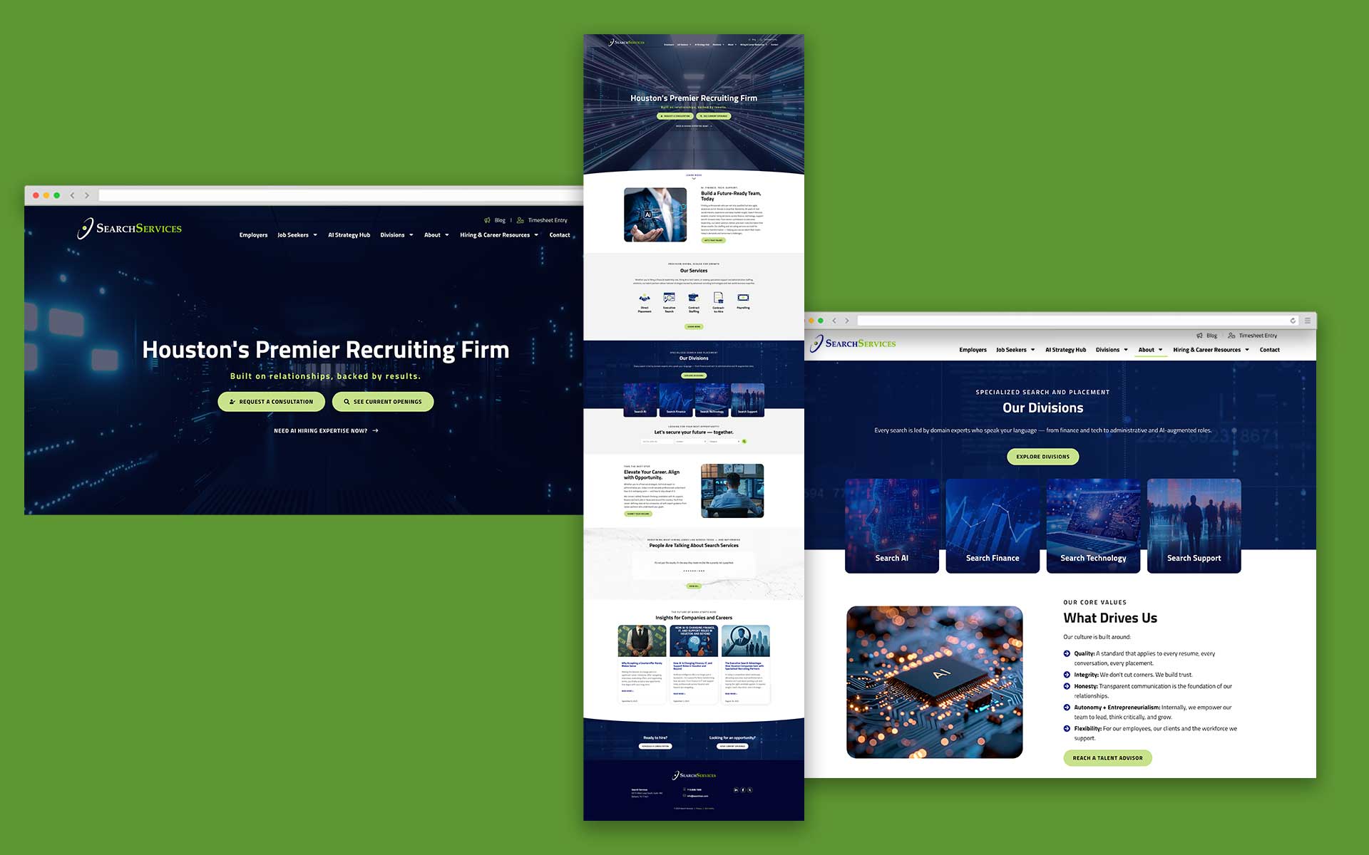 Search Services website