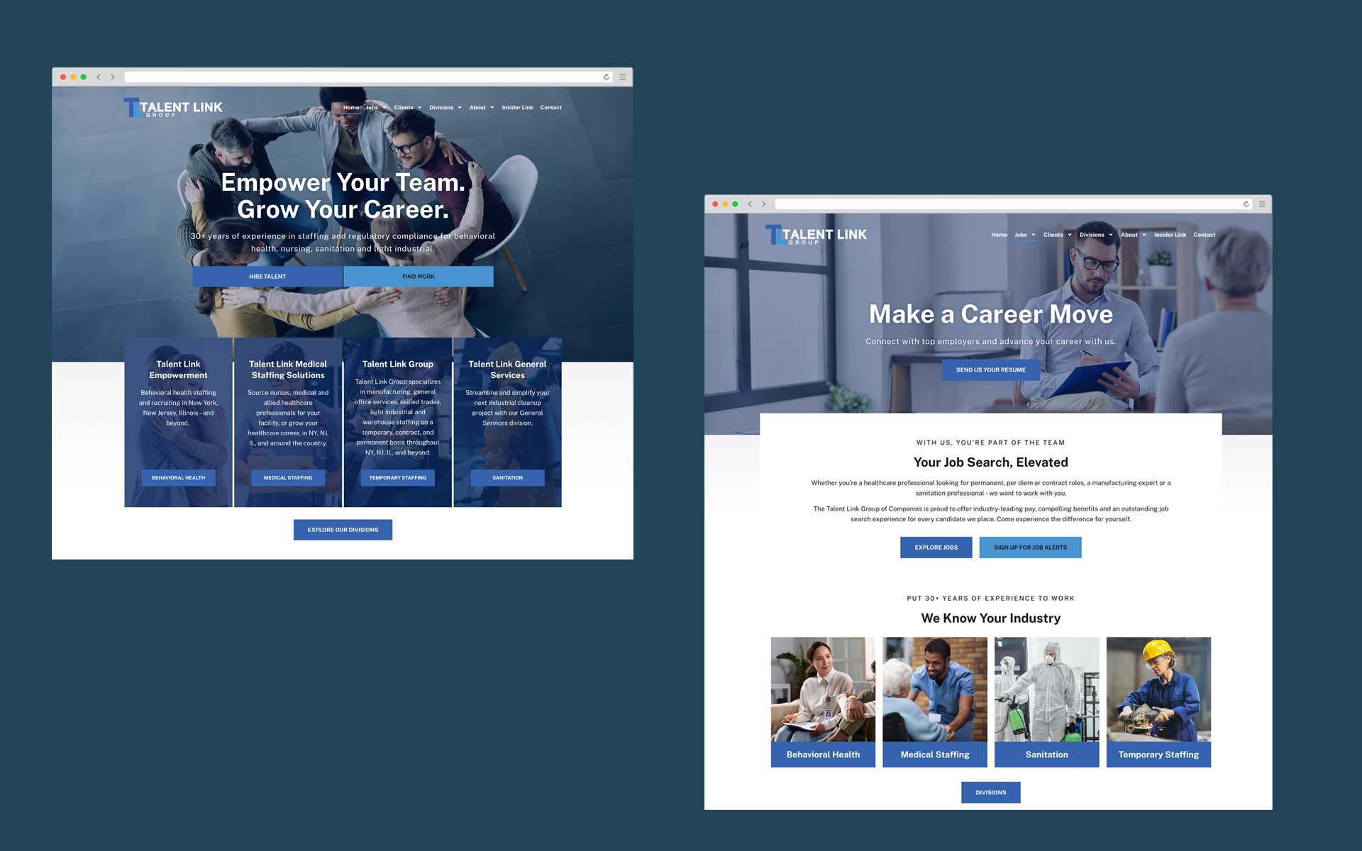 Talent Link Group website