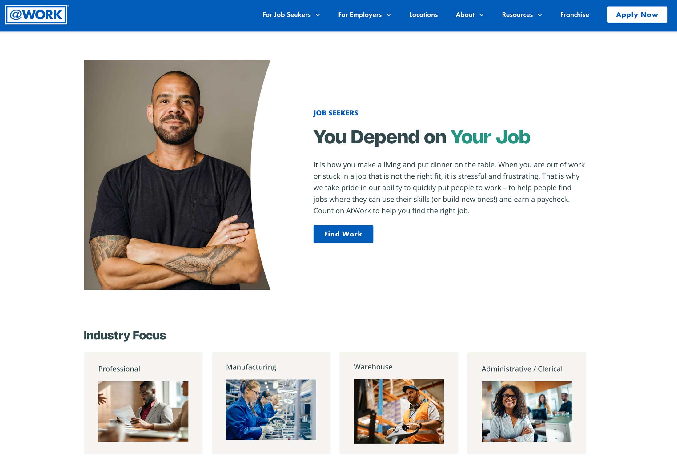 AtWork website